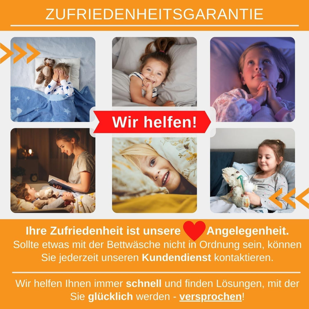 Aminata Kids Lenjerie de pat pentru copii, bumbac Lenjerie de pat - copii Naty Shop