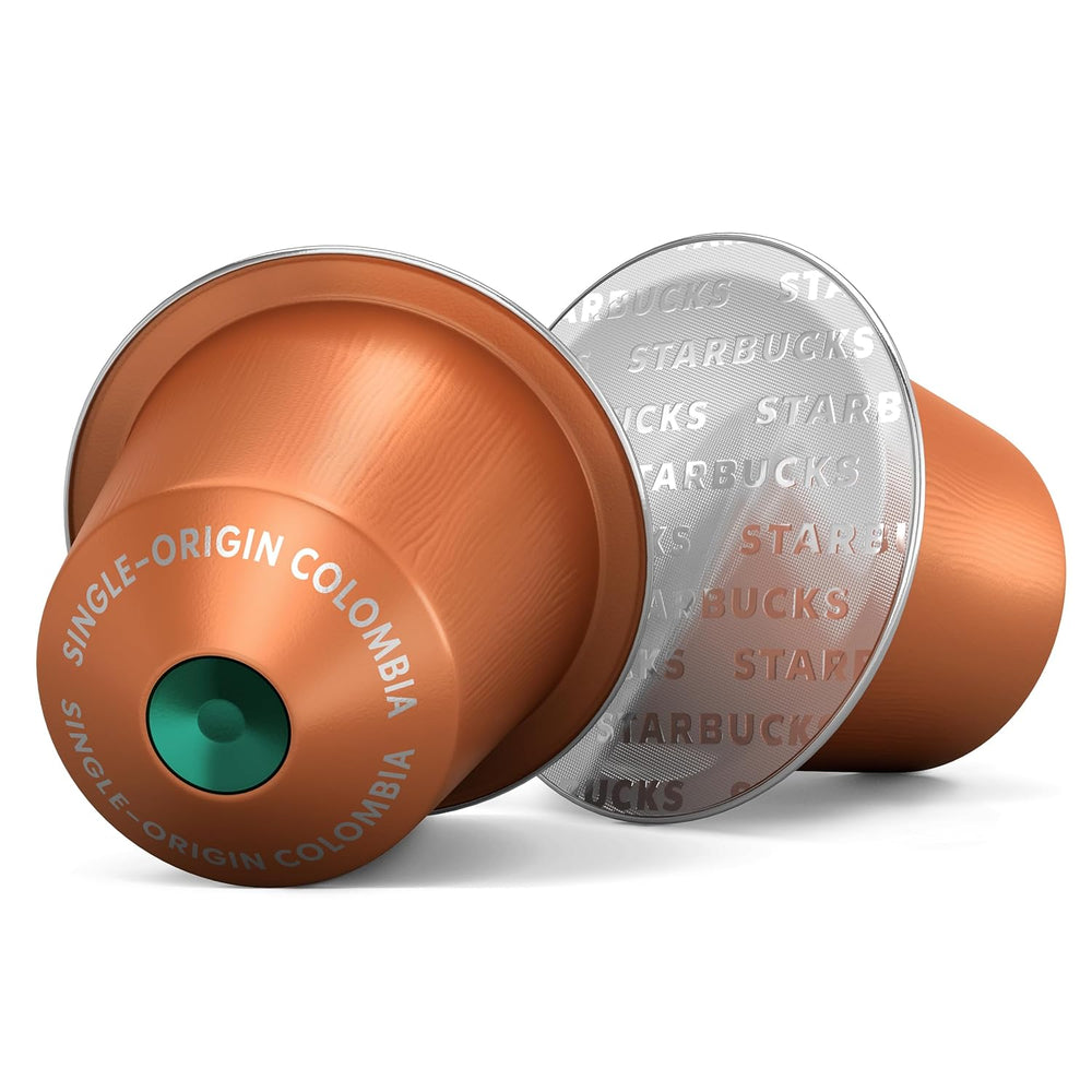 STARBUCKS Single-Origin Colombia by Nespresso, Mittlere Röstung, Kaffeekapseln 10 x 10 (100 Kapseln)
