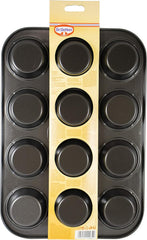 Dr. Oetker Muffinform 12-Er Mini Ø 7 Cm, Cupcake Form Für Saftige Muffins, Muffinblech Mit Antihaftbeschichtung, Menge: 1 Stück Matrite si tavi pentru copt Naty Shop