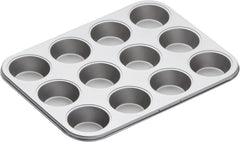 Tavă de copt pentru brioșe Kitchencraft, înveliș antiaderent, pentru 12 brioșe, 35 cm X 27 cm Matrite si tavi pentru copt Naty Shop