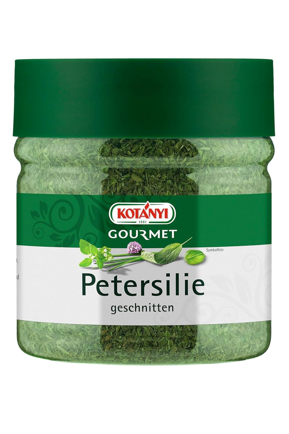 KOTÁNYI Petersilie getrocknet - würzig duftend, reich an ätherischen Ölen, Extra schonend getrocknet Dose, 400 ccm