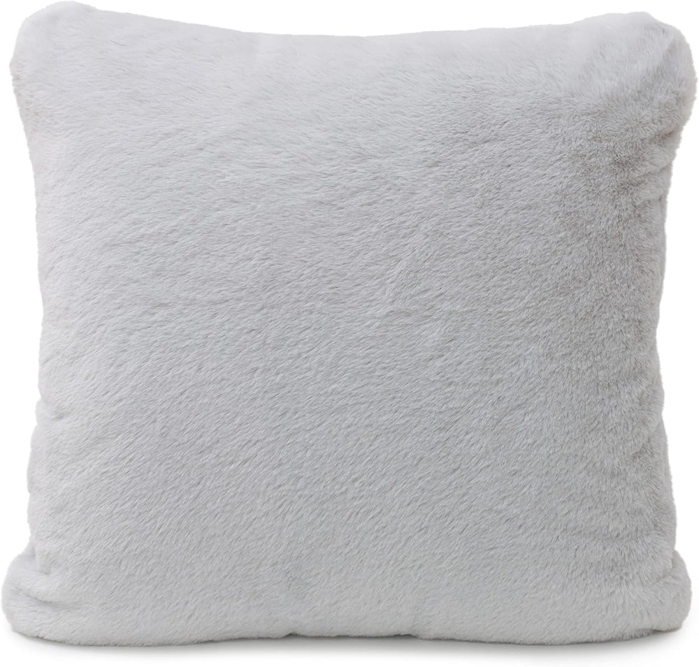 Gözze - Husă de pernă confortabilă, Merino Feeling, 50X50 Cm - Verde închis Paturi si Cuverturi Besuche den GÃ¶zze-Store argint