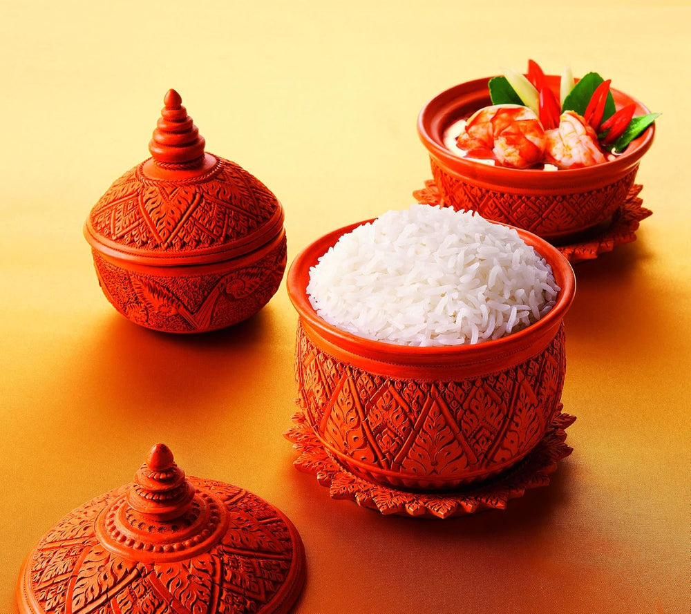 RICE – Orez Jasmine 100% cu bob lung din Thailanda - parfumat și aromat, cu o textură ușor lipicioasă - ideal pentru curry, bowl-uri și preparate asiatice – 1 x 5 kg