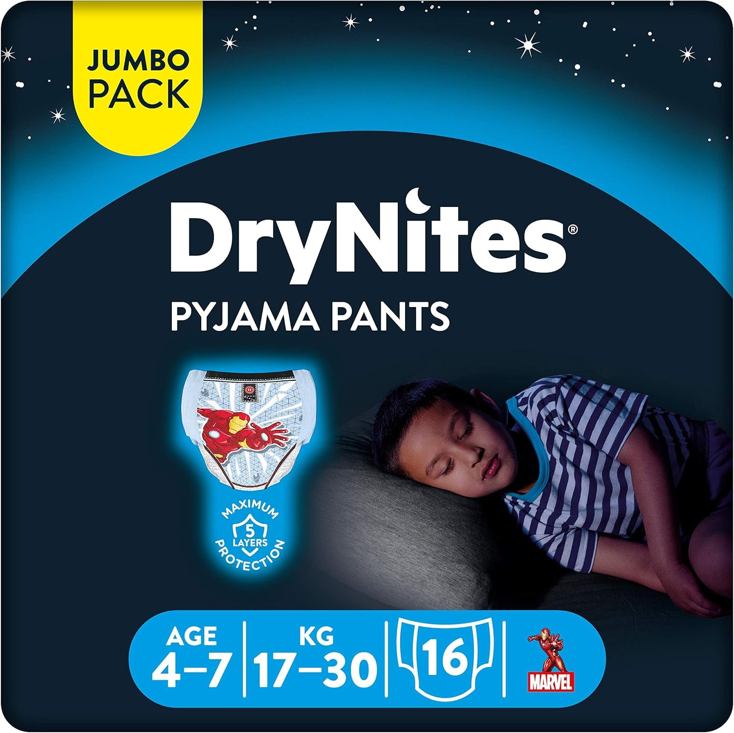 Scutece Huggies Jumbo Boy 17-30 kg, 16 bucăți