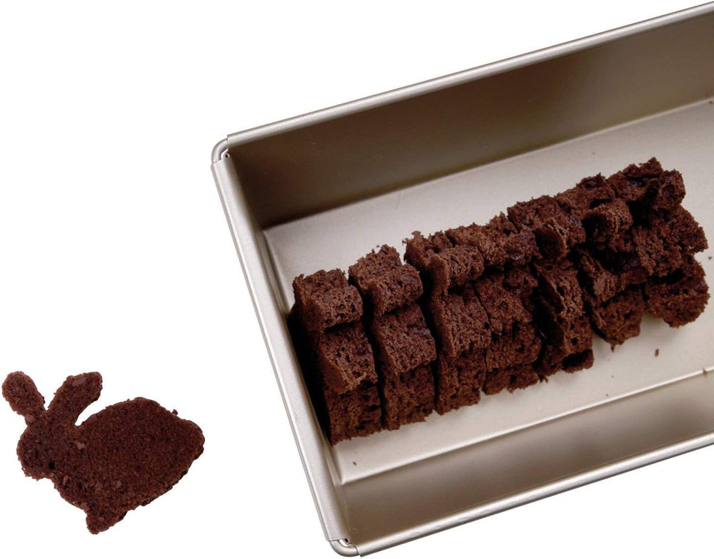 Tavă de copt Dr. Oetker, inclusiv tăietor de iepurași, Golden Easter – 25 cm, tablă de oțel antiaderentă, ideală pentru prăjituri de Paște