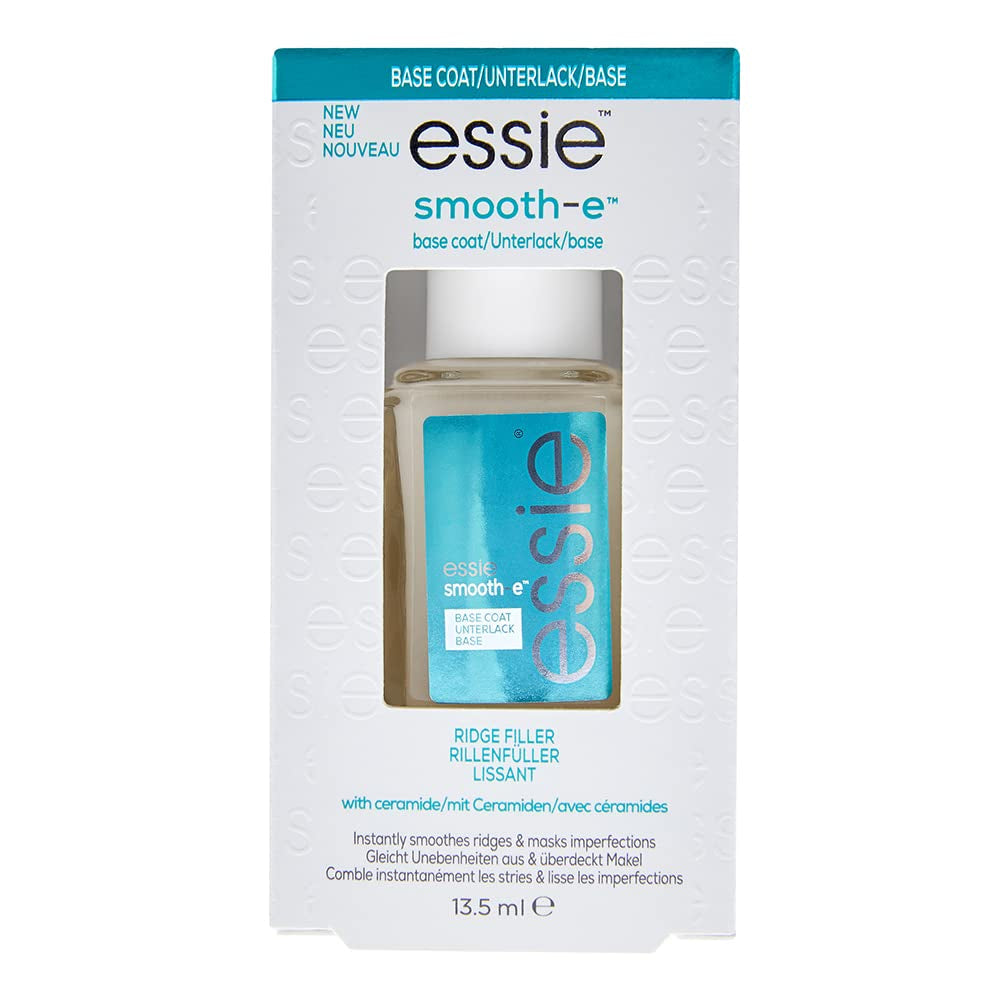 Lac de bază Essie smooth-e cu ceramide, umplutură pentru creste și protecție a unghiilor împotriva decolorării, 13,5 ml