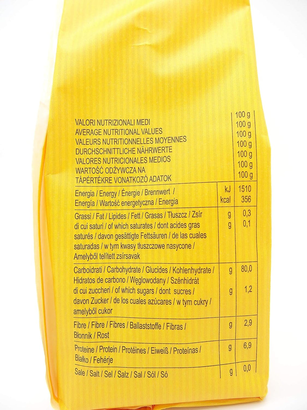 Paste Dialsi în formă de stea, paste fără gluten din porumb și orez, trase în bronz, ingrediente 100% italiene, fără aditivi, se gătește în 8-9 minute, pachet de 300g