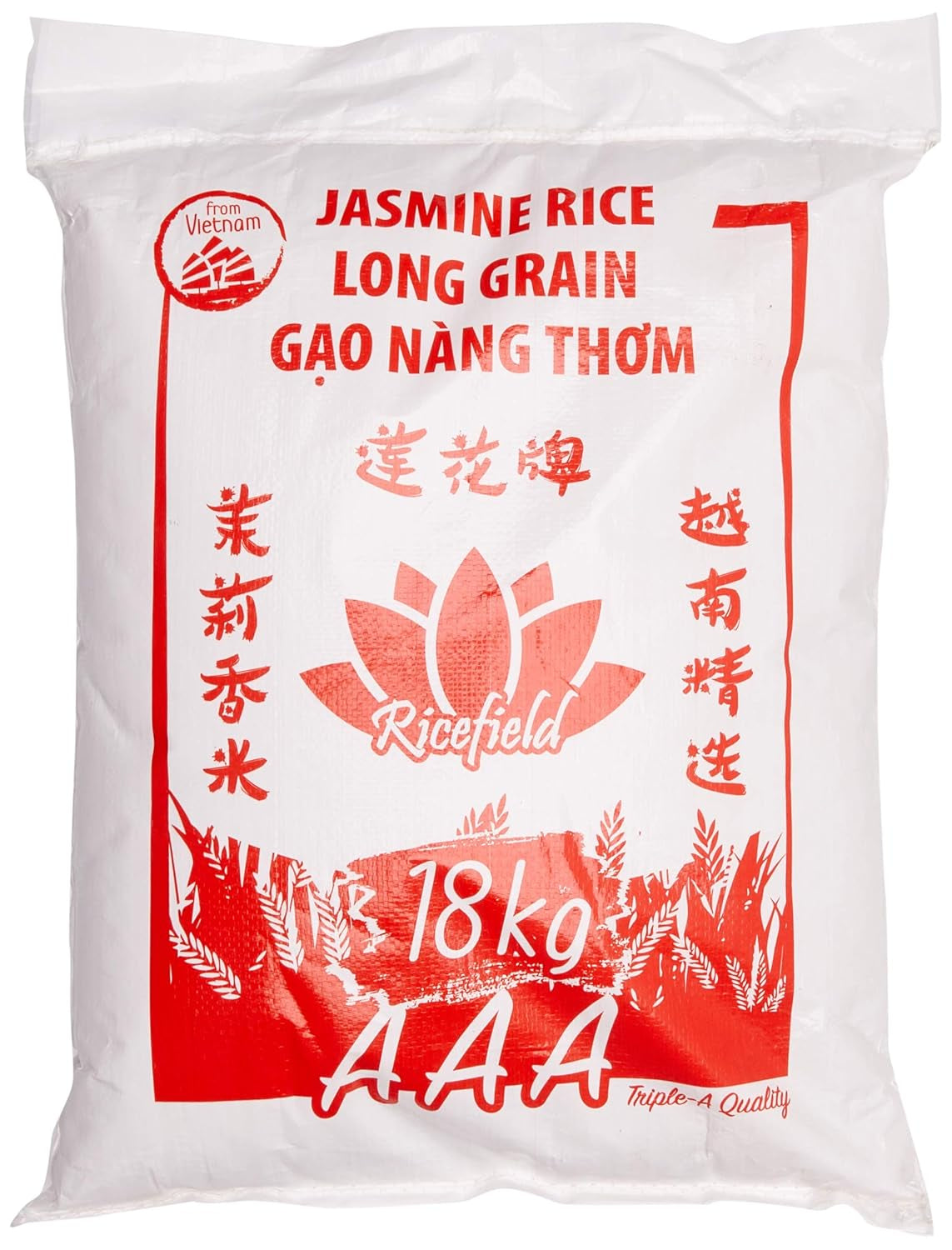 Orez RICEFIELD Jasmine 100%, bob lung, 1 kg