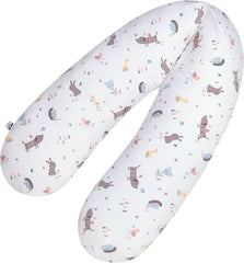 Julius Zöllner pernă de alăptare din jersey aprox. 190 cm | umplutură 42 litri microperle Eps | Fabricat în Germania | capac din jersey 100% bumbac Accesorii Hrana si Alaptare Bebe Naty Shop Crazy Animals