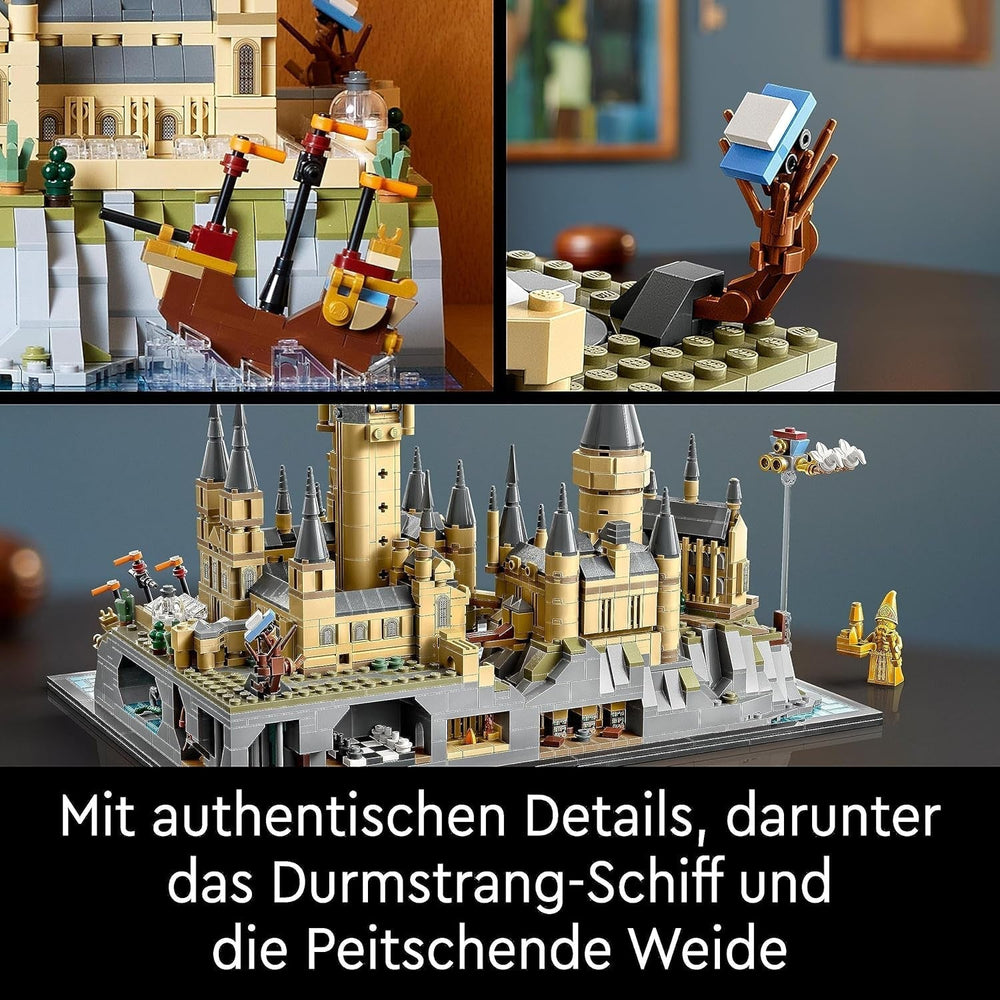 Castelul Hogwarts LEGO Harry Potter cu aripi de castel - set de colecție pentru adulți, inclusiv turnul principal și turnul astronomic, camera secretelor și minifigurina arhitectului - cadou pentru femei - 76419 Seturi de constructie Besuche den LEGO-Store