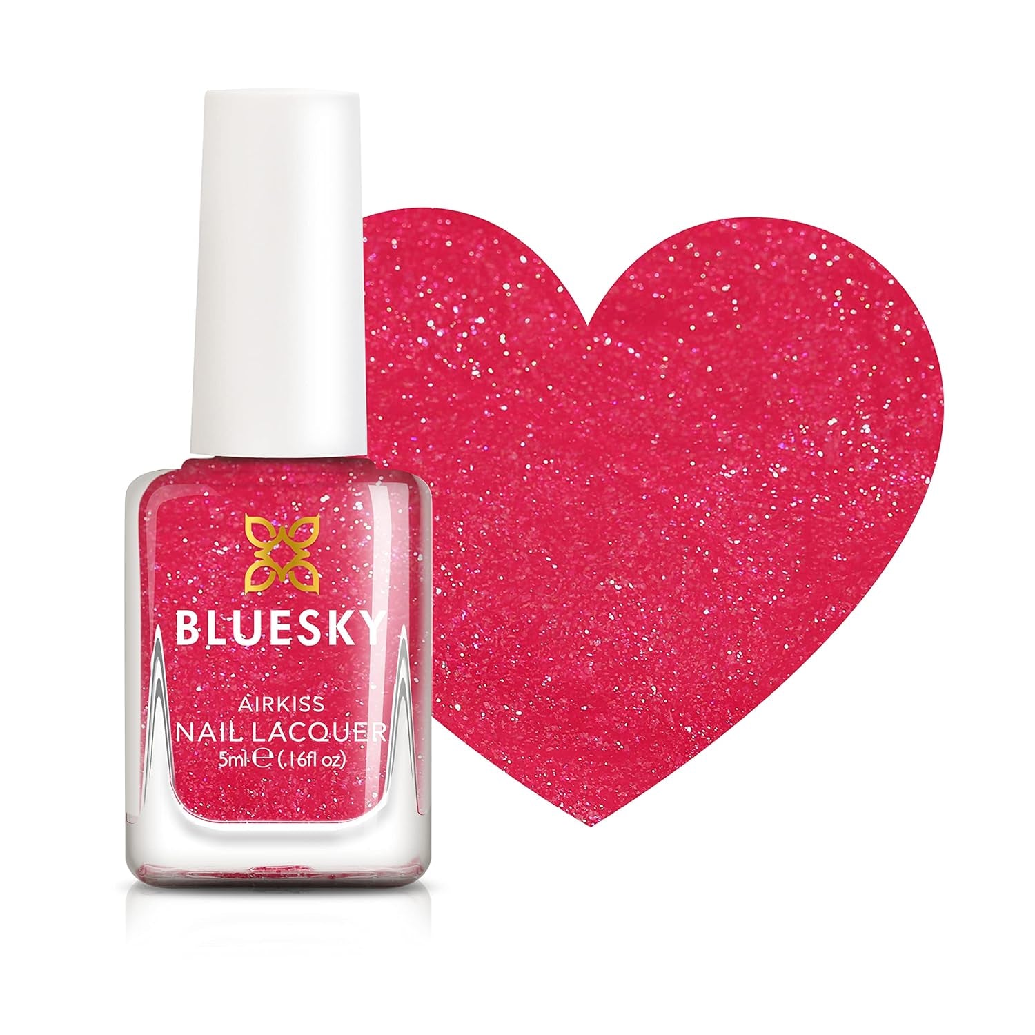 Oja pentru unghii BLUESKY Kids – Oja pentru unghii pentru copii, decojibilă, pe bază de apă, fără solvenți, ușor de îndepărtat, 5 ml (Disco Time)