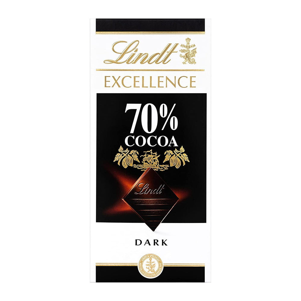 Lindt Ciocolată | Baton EXCELLENCE 85% Cacao | 100g | Ciocolată Extra Neagră | Baton de Ciocolată Vegană