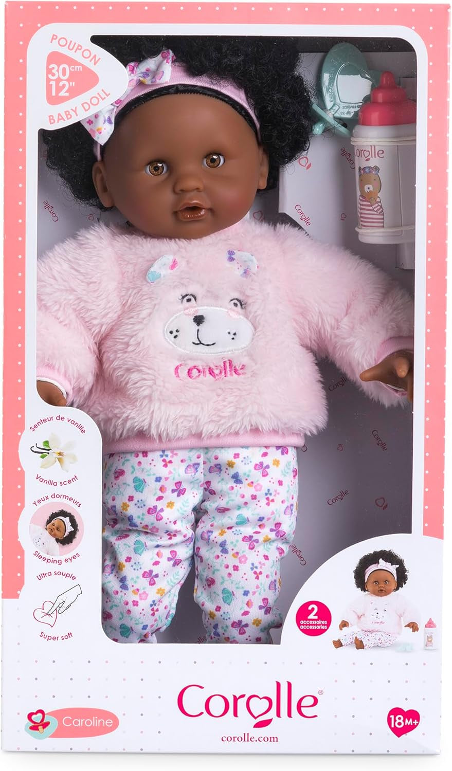 Corolle - Prima mea păpușă bebeluș, Bebelușul Calin Caroline, 30 cm, de la 18 luni, 9000100820
