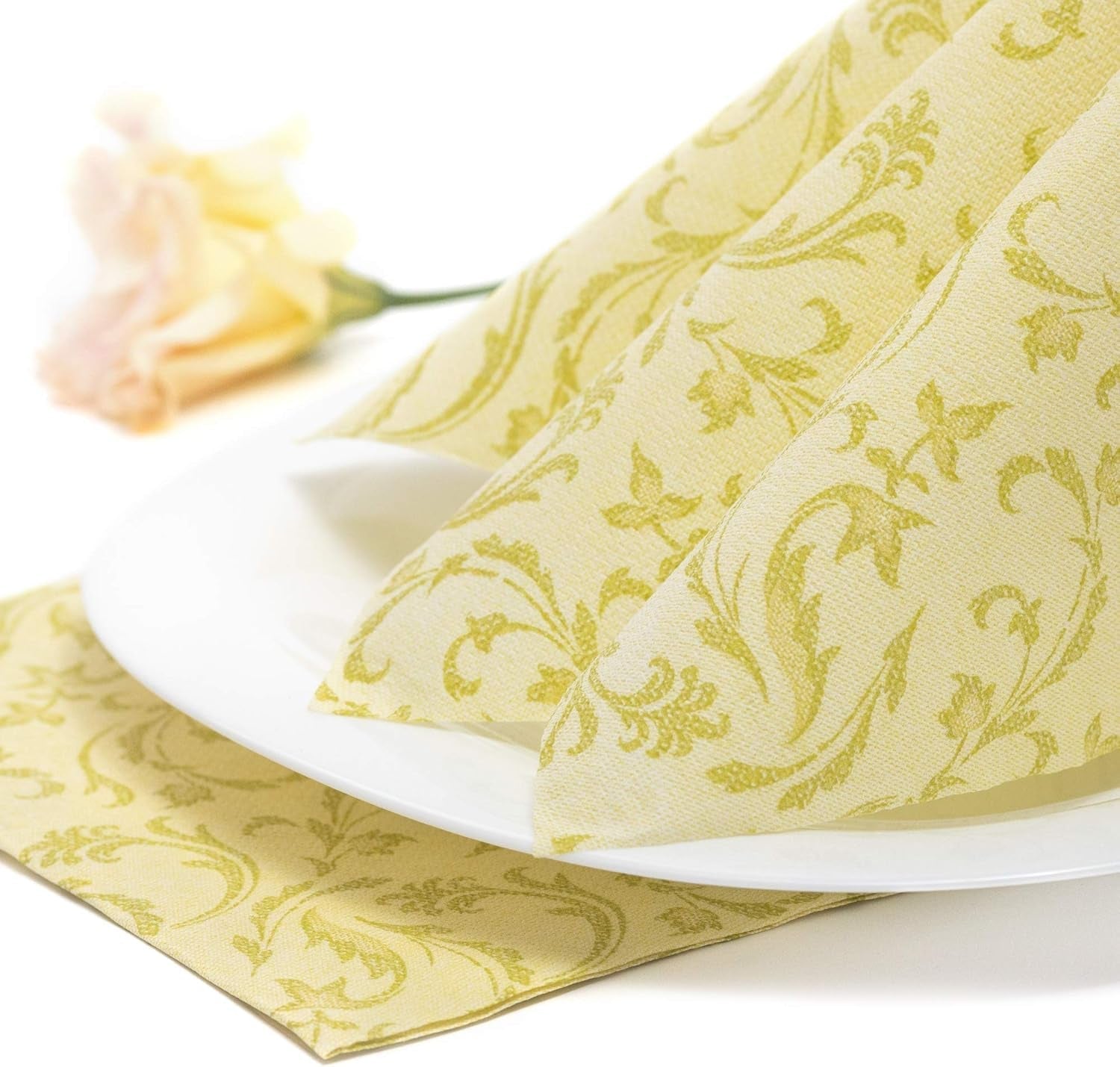 Papstar, 50 șervețele "ROYAL Collection" 1/4-fold 40 Cm X 40 Cm Fuchsia "Damascato", #85002