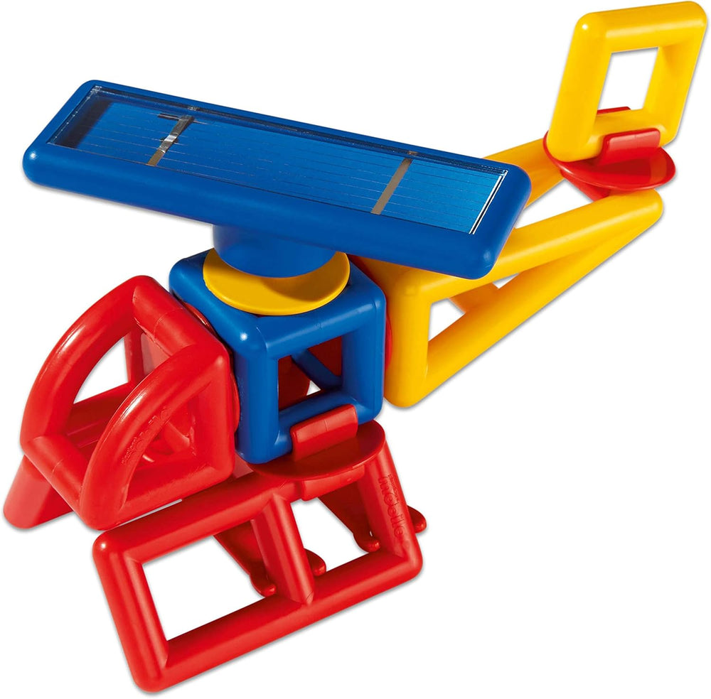 Plasticant Mobilo Konstruktions-Set I, 192 Teile - Kreatives Konstruktionsspielzeug made in Germany - bauen, spielen, lernen für Kinder 3 - 8 Jahre, Rot, Gelb, Blau