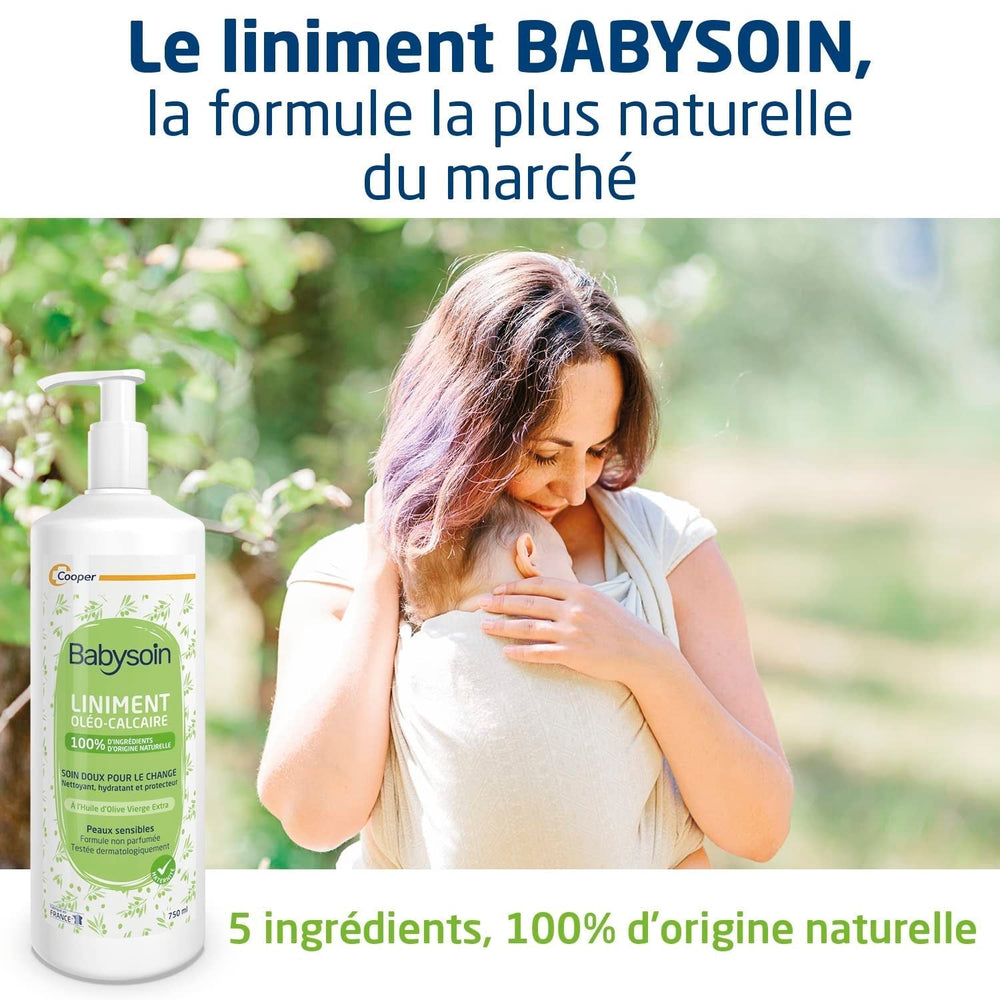 Cooper liniment, ulei de calciu, îngrijirea copilului, 750 ml Copii - Baie si Skincare Naty Shop