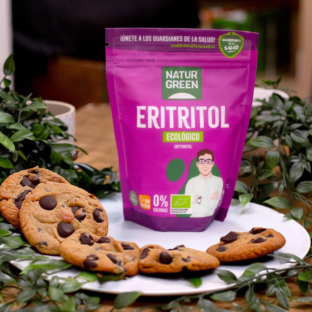 Eritritol Bio, Îndulcitor natural, Organic, Indice glicemic scăzut, 500 grame Indulcitori Naty Shop