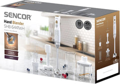 Sencor Multifunktionaler Stabmixer, Ultra-Leistungsstark, 6 in 1, 1200 W, Mit Doppel-Schneebesen, Zerkleinerer & Mousseur, Kartoffelstampfer, Quadblade-Klingen Aus Titan, Stufenlose Bucatarie Naty Shop