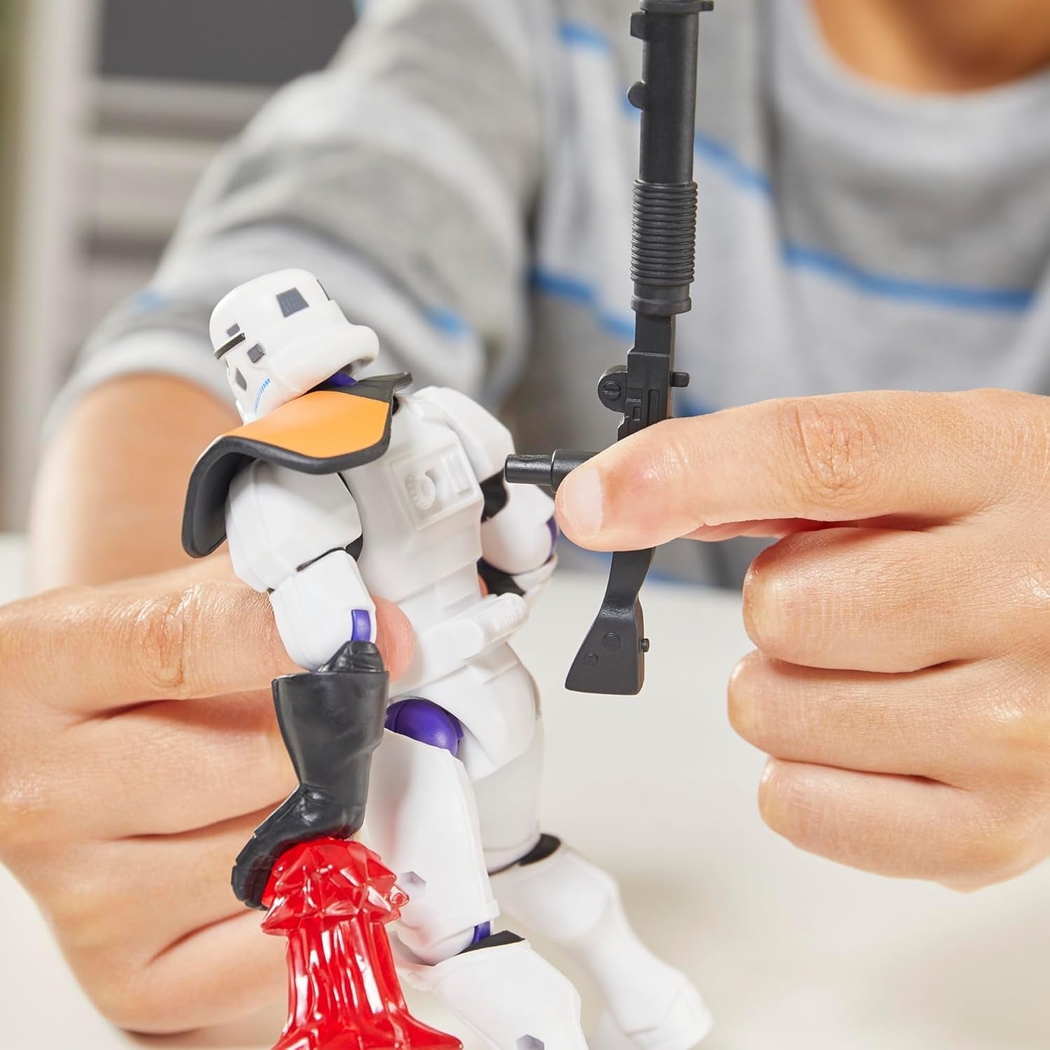 Star Wars Mixmashers Stormtrooper Personalizabil Mix-And-Match Figura de acțiune și accesorii Action figures Naty Shop