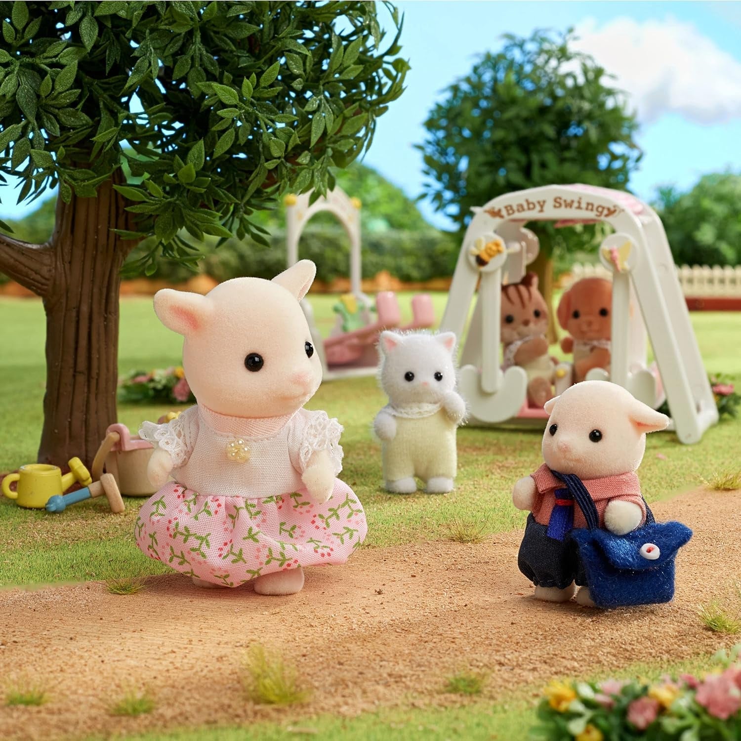 Sylvanian Families 5622 Familia de Capre - Figurine pentru Casă de Păpuși