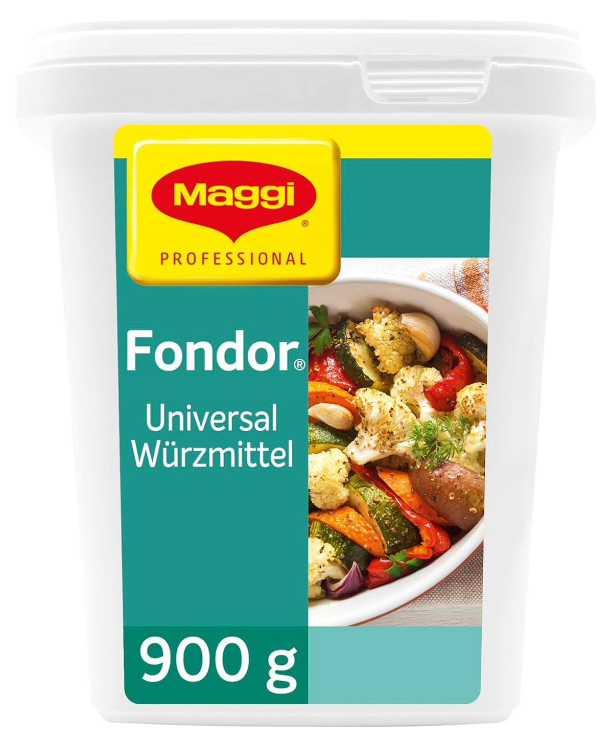Maggi Professional Fondor Universal-Würzmittel o.k.A., vegane Würzmischung, 1er Pack (1 x 900g Gastro Box)