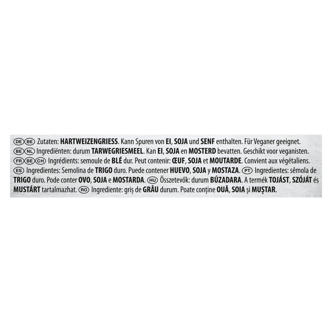 Lasagna Grandi Knorr format 1/2 Gastronorm - foi de aluat ondulate pentru paste - pachet mare, 5000 g