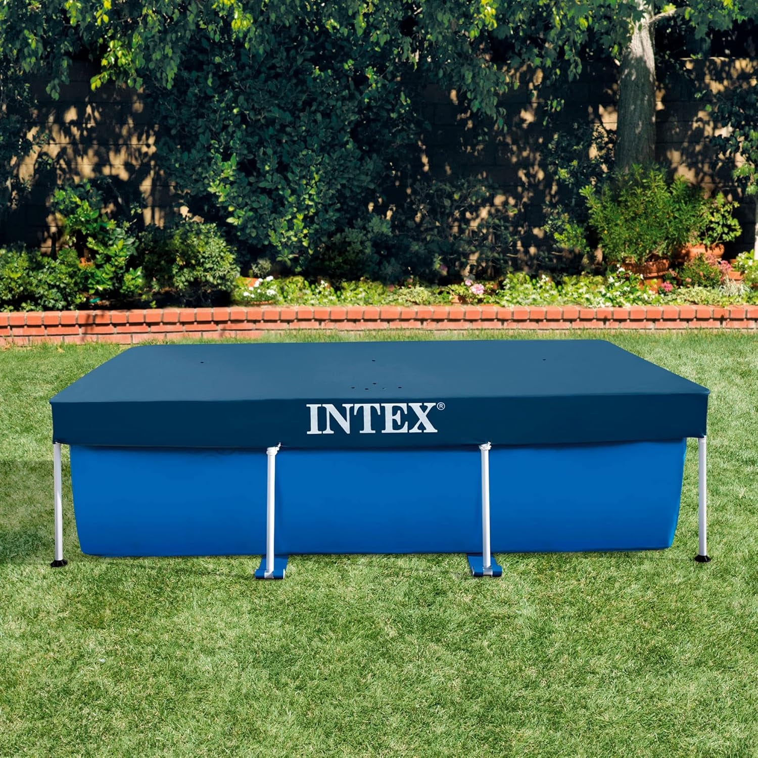 Intex 28038 - Prelată pentru piscine dreptunghiulare supraterane, PVC, albastră, 300x200 cm