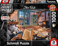Schmidt Spiele 59655 În casa de vacanță, 1000 piese Puzzle secret Puzzle Naty Shop Titlu implicit