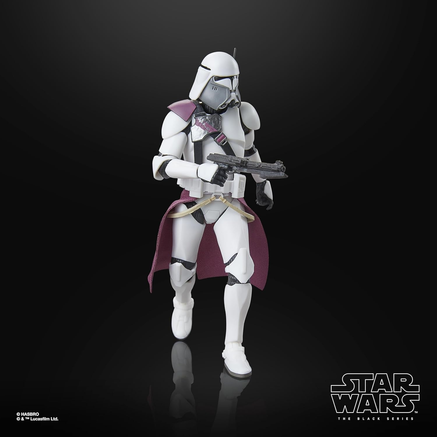 Star Wars seria neagră Clone Commander Bacara, Star Wars: Ahsoka Premium figurină de colecție (15 cm) Action figures Naty Shop