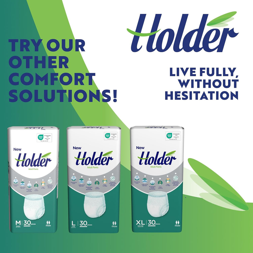 Scutece unisex de unică folosință pentru adulți, impermeabile, absorbante, laterale elastice și respirabile, strat dublu super absorbant, indicator de umiditate, protecție dermatologică de 5 stele, mediu