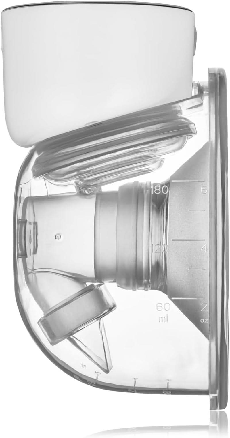 Pompă electrică simplă pentru lapte matern LIONELO Fidi Free 180 ml, pompă portabilă cu 2 faze, economie de energie 9 nivele, 3 dimensiuni de pâlnii din silicon Timer Accesorii Hrana si Alaptare Bebe Naty Shop