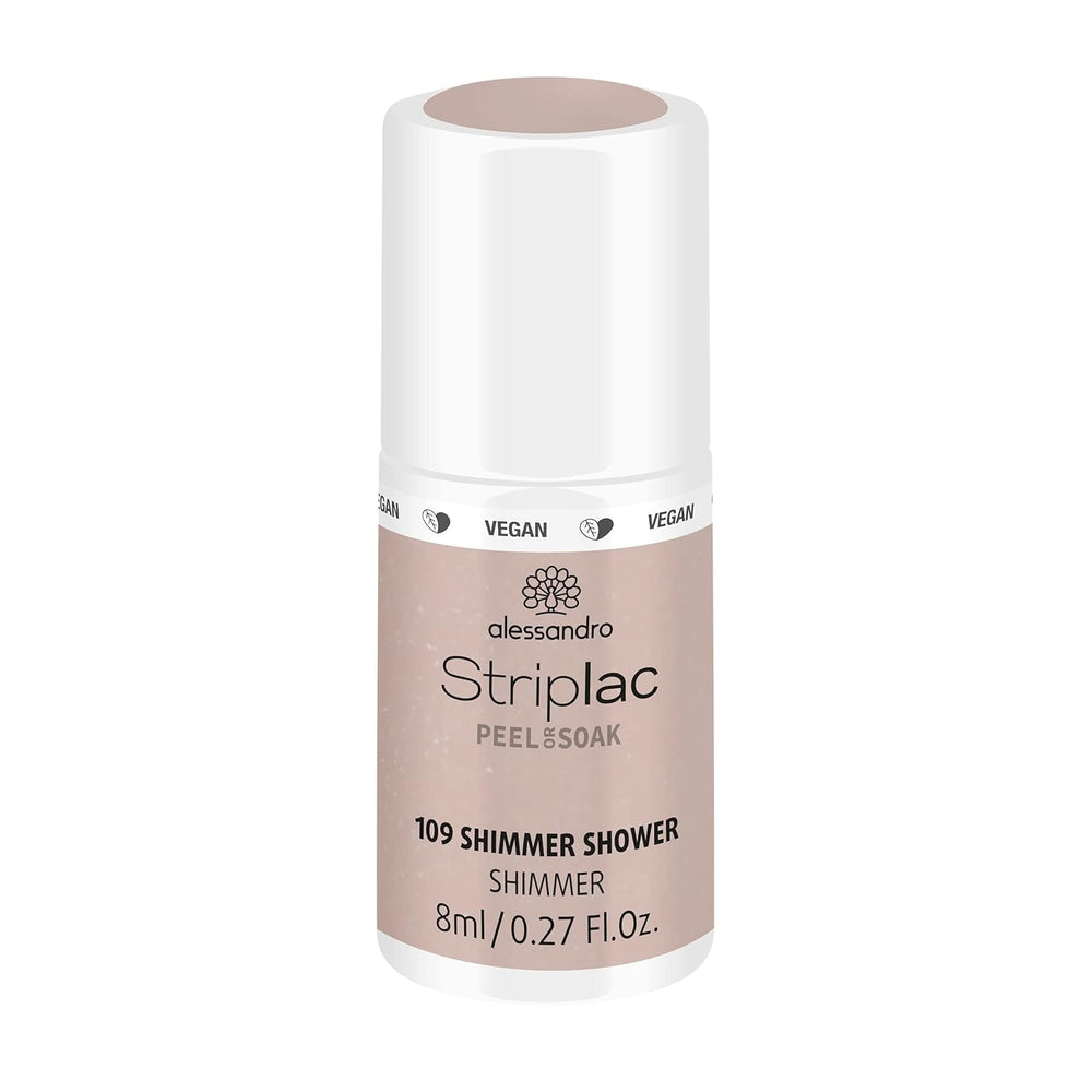 Oja UV alessandro Striplac Classic Rosy Wind – Delicată și de lungă durată – Îndepărtare ușoară datorită tehnologiei de îndepărtare peel-off – Vegană și cruelty-free – 8 ml