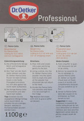 Dr. Oetker Professional Panna Cotta, Dessertpulver in 1,1 Kg Packung Amestec pentru copt si gatit Naty Shop