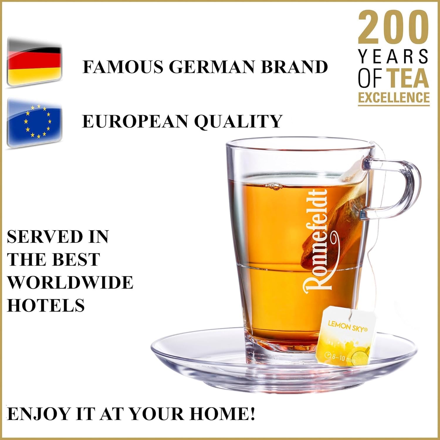 Teavelope „Lemon Sky” - Ceai de fructe cu aromă de lămâie, 25 pliculețe de ceai, 50 g