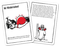 Moise. Black Stories Medicine - 50 de puzzle-uri cu cazuri din lumea medicinei, un joc de cărți despre crime cu variante de joc și jetoane de punctaj, un joc de puzzle pentru adolescenți și adulți.