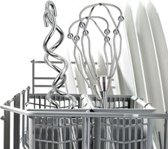 Bosch Handrührer Styline MFQ4835DE, 2X2 Rührbesen, 2 Edelstahl-Knethaken, Spülmaschinengeeignet, 575 W, Weiß Bucatarie Naty Shop