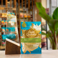 Cafea de Specialitate Cafe Quindio Bourbon Sidra - 100% boabe de cafea Arabica de origine unică Columbia - cu note naturale de iasomie și lime (250g) - ideală pentru Chemex sau V60