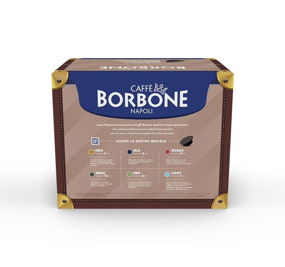 Caffè Borbone Kaffee Kapseln Don Carlo, Blaue Mischung - 100 stück - Kompatibel mit Kaffeemaschinen der Marke Lavazza®* A Modo Mio®*