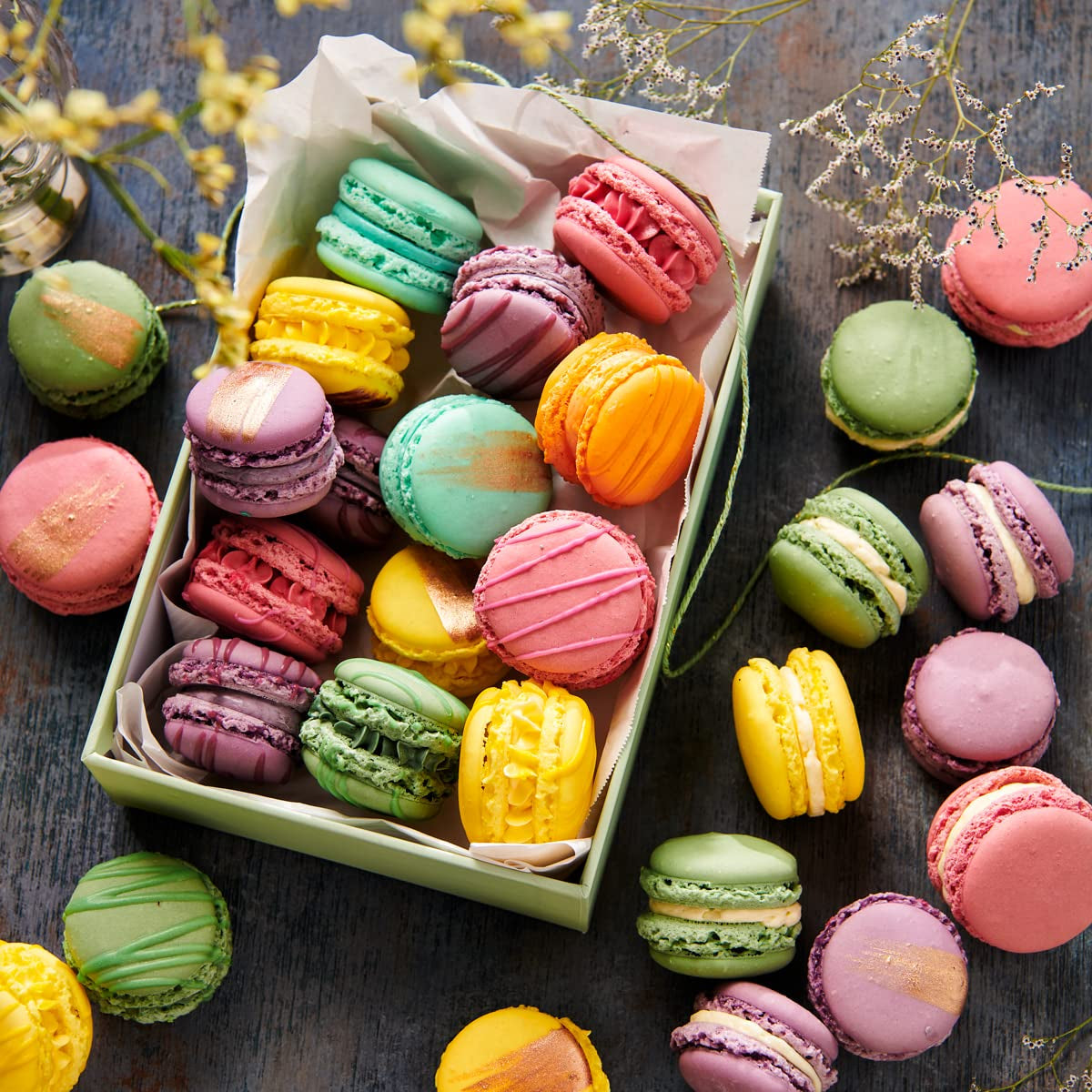 Funcakes Mix Für Macarons, Glutenfrei: Einfach Zu Verwenden, Perfekt Hausgemachte Macarons, Köstlicher Mandelgeschmack, Halal-Zertifiziert, 300G Amestec pentru copt si gatit Naty Shop