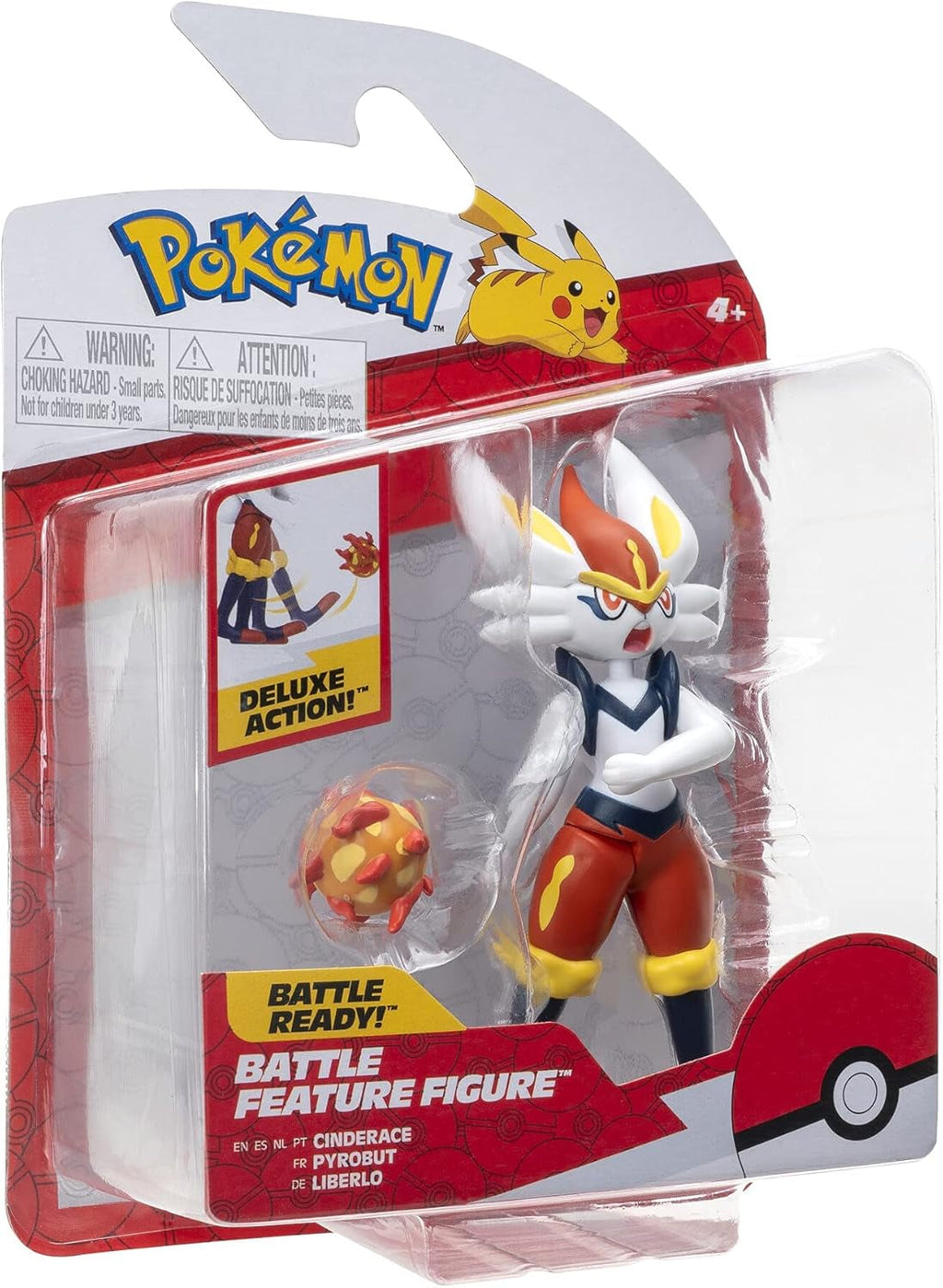 Pokémon PKW0164 - Battle Feature Figure - Liberlo, figură mobilă oficială, 11,5 cm Action figures Naty Shop