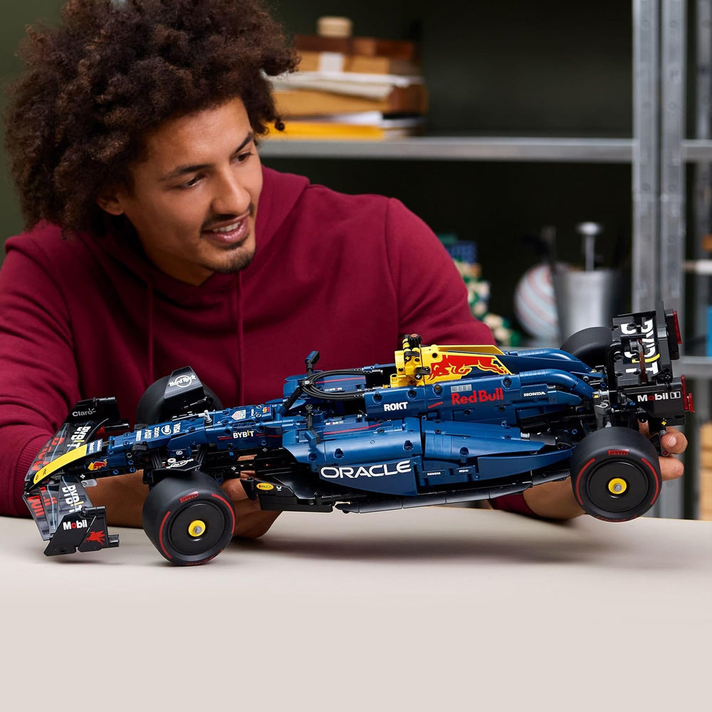 LEGO Technic Oracle Red Bull Racing RB20 F1 Rennauto Modell - Formel 1 Bauset zum Sammeln - V6-Motor, Getriebe, Lenkung & DRS im Maßstab 1:8 - Geschenkidee für Erwachsene & Teenager 42206
