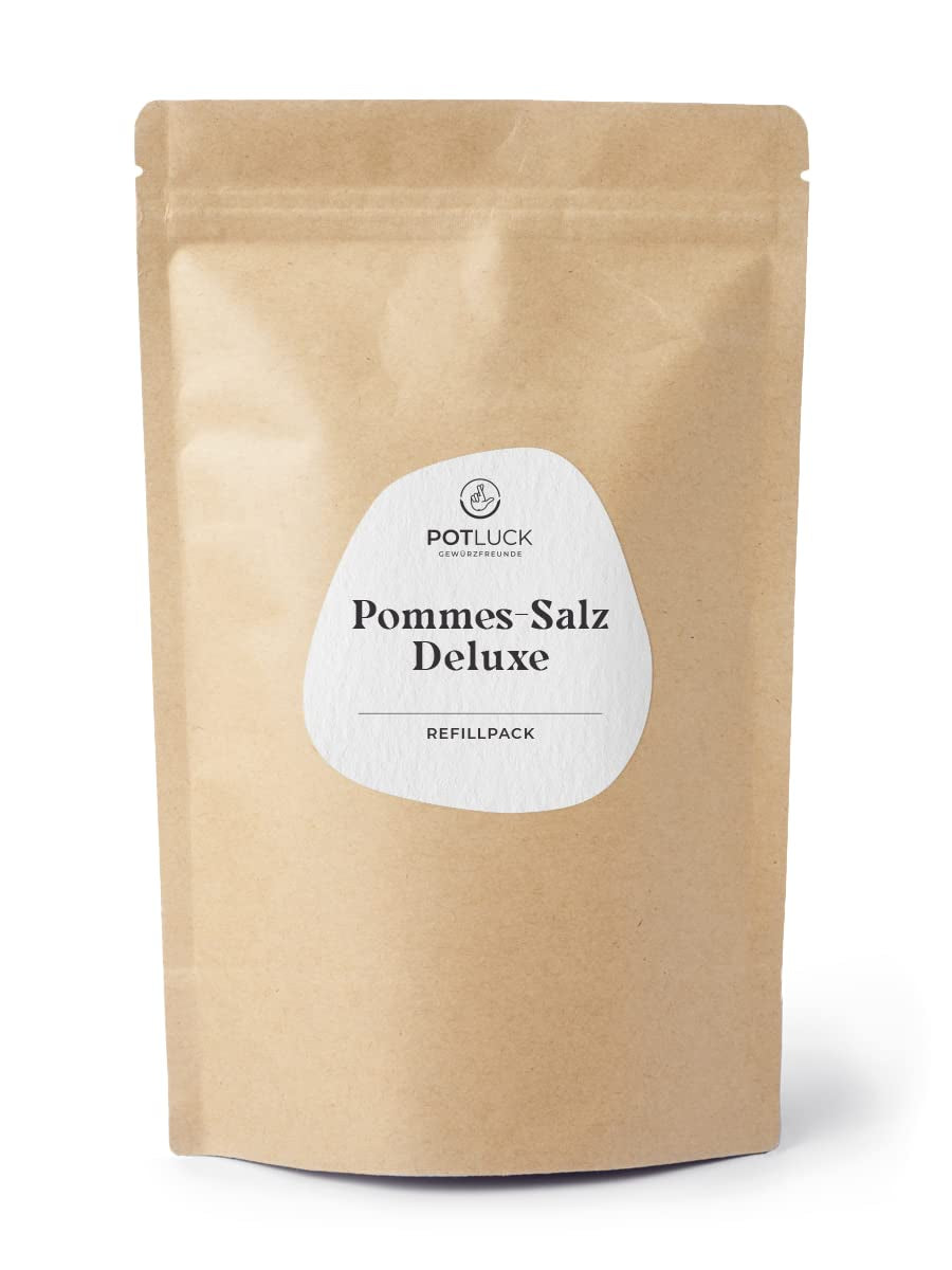Potluck | Fleur de Sel handgeschöpft | Meersalz im Keramiktopf | 80g | Vegan, glutenfrei und mit natürlichen Inhaltsstoffen