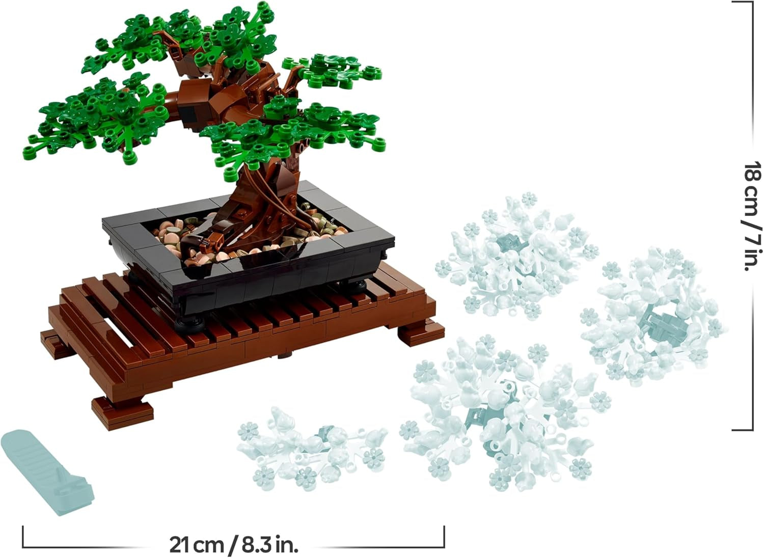 LEGO Botanicals Bonsai Baum Set für Erwachsene - Pflanzen Home Deko Set - DIY Projekt und entspannende kreative Aktivität - Geschenkidee für Frauen und Männer - Botanik Kollektion 10281