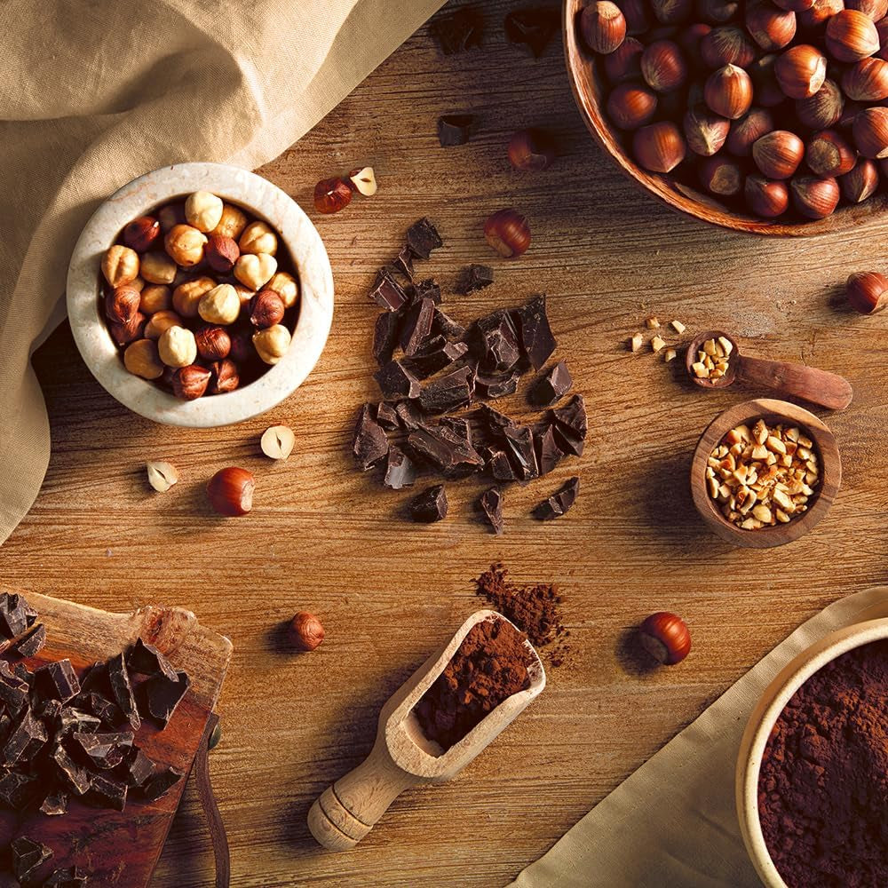 Ciocolate cu umplutură de ciocolată cu lapte și alune, cutie 200g