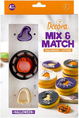 0255043 Set de forme pentru biscuiți, 4 piese, violet