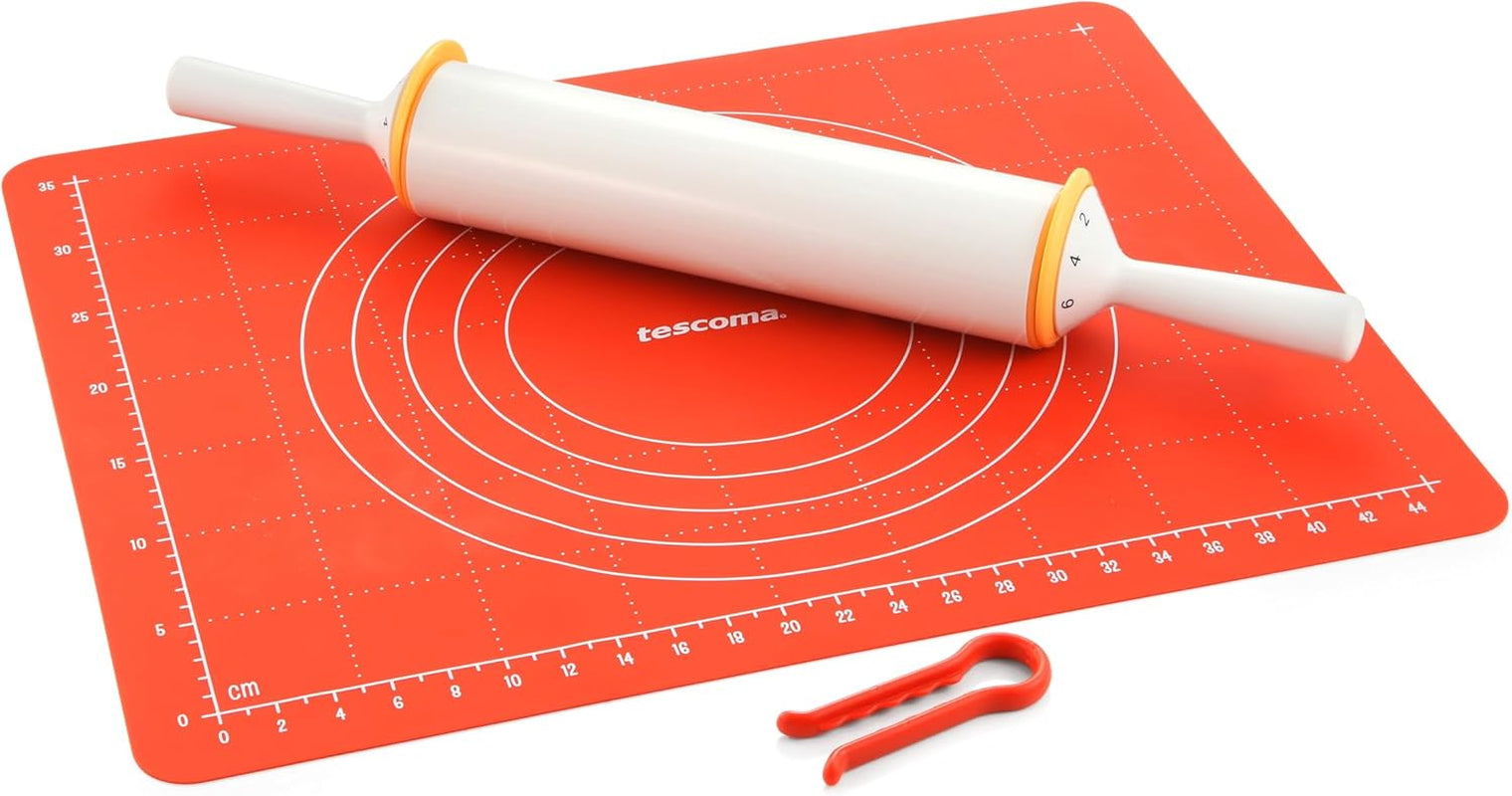 Sucitor de aluat Tescoma cu grosime reglabilă a aluatului DELÍCIA, alb