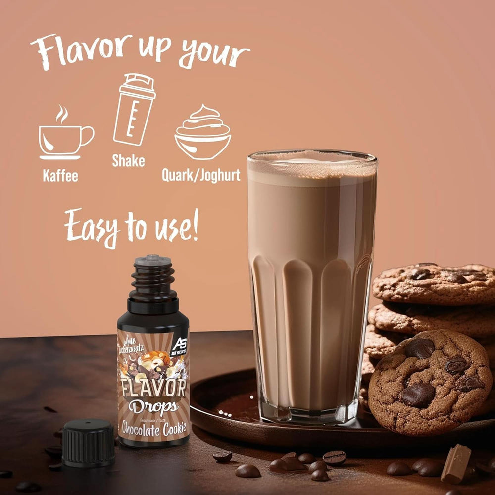 ALL STARS Flavor Drops, Picături aromate fără zahăr adăugat și fără calorii - Dulceață și aromă pentru alimente, 30 ml Indulcitori Naty Shop