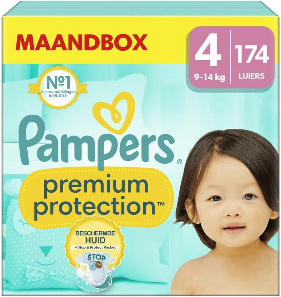 Pampers Premium Protection Mărimea 5, 152 scutece, 11 kg-16 kg, protecția noastră numărul 1 împotriva pielii și scurgerilor