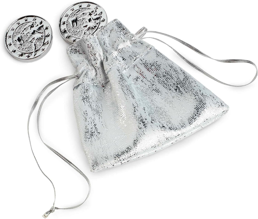 Barbie Signature Tooth Fairy Doll, păpușă de colecție cu aripi de zână, baghetă magică și pungă de monede, cadou pentru copii 6+, JCW43 Papusi Naty Shop