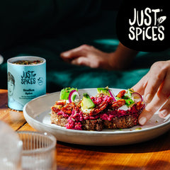 Just Spices Stullen Spice I Würze belegte Brote mit 13 leckeren Zutaten in einem Gewürzmix I Gewürzdose, 50 g